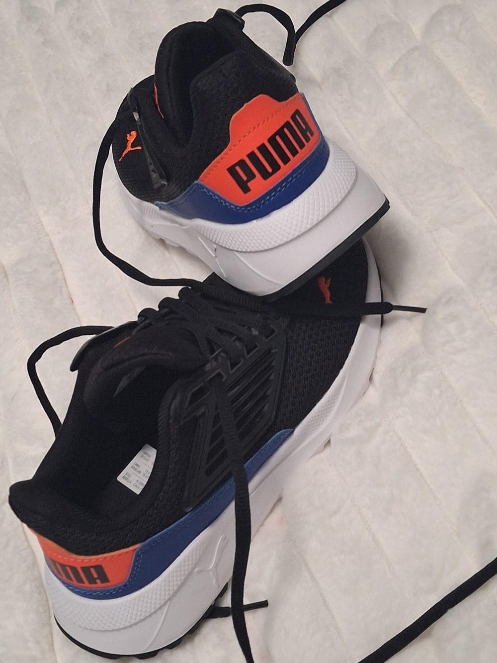 Puma Men’s Black/Orange Running Shoes